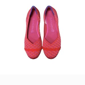 Rothy's The Flat Pomegranate Grid Size 8